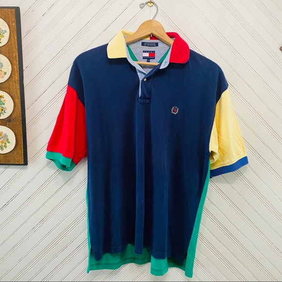 Tommy Hilfiger Other - Vintage Tommy Hilfiger Colorblock Polo Shirt